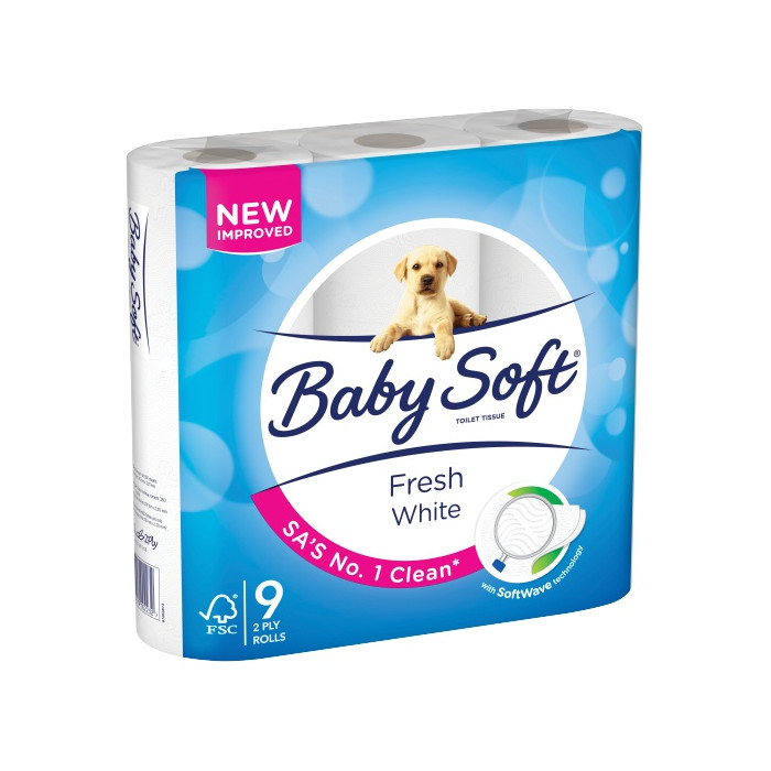 Baby Soft Toilet Tissues 2ply 9's
